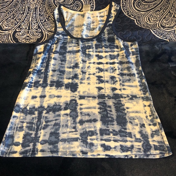 Lucky Brand Tops - Lucky Brand Small Cozy blue tie dyed color tank top💙